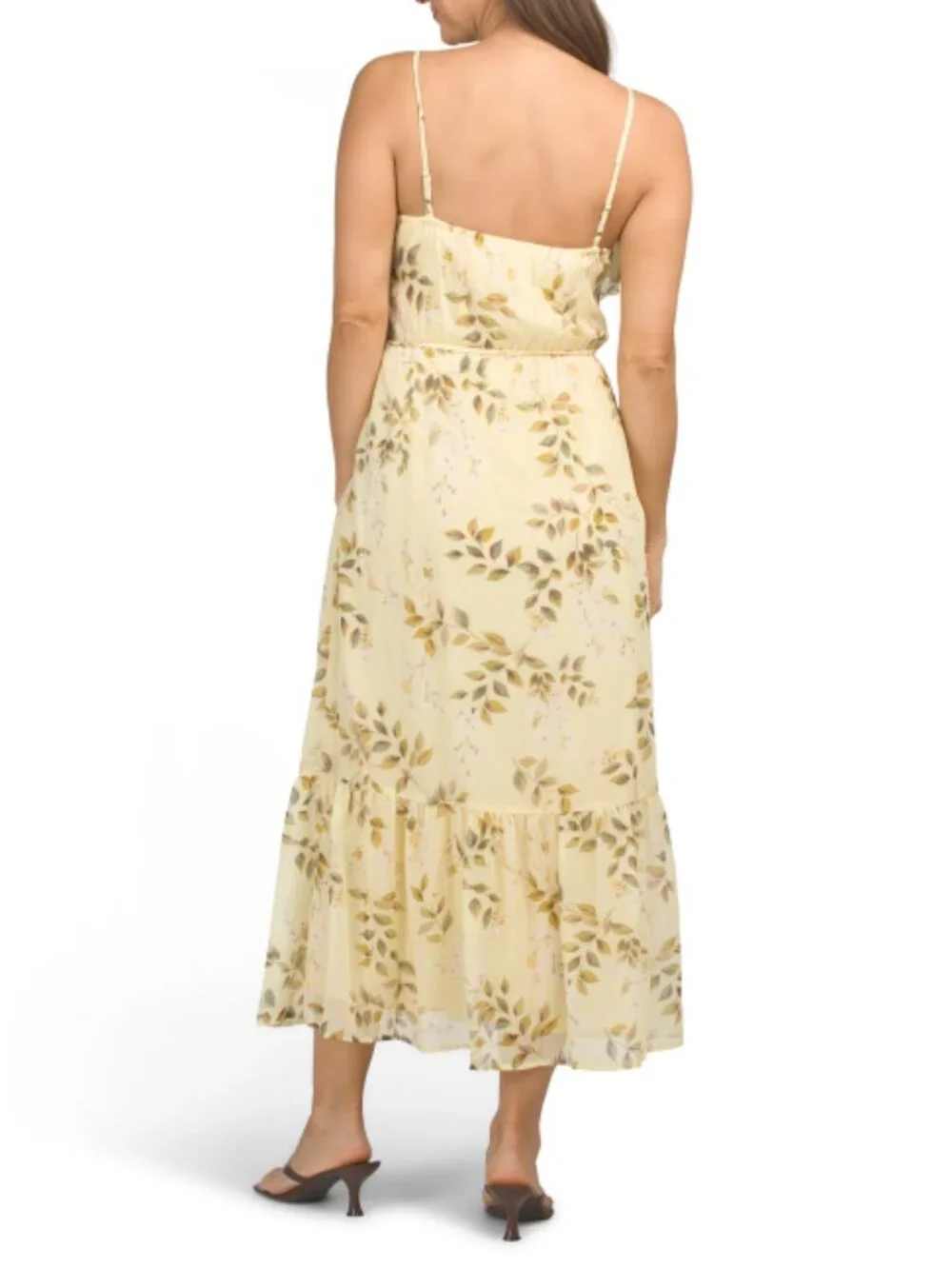 NICOLE MILLER NEW YORK Ruffle Belted Maxi Dress - Picture 2 of 2